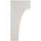 Ekena Millwork 5 1/4"W x 4"D x 8"H Clarksville Wood Vintage Decor Bracket, Chalk Dust White BKTWD05X04X08CVWH - alternate 2